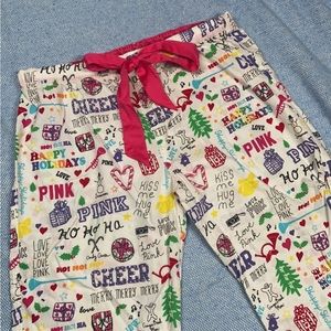 🎁 Blingy PINK “HAPPY HOLIDAY”🌲 Boxer Pants / Pajama Bottoms 🎅
